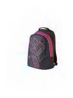 Adidas SMU Logo Backpack - Black and Pink